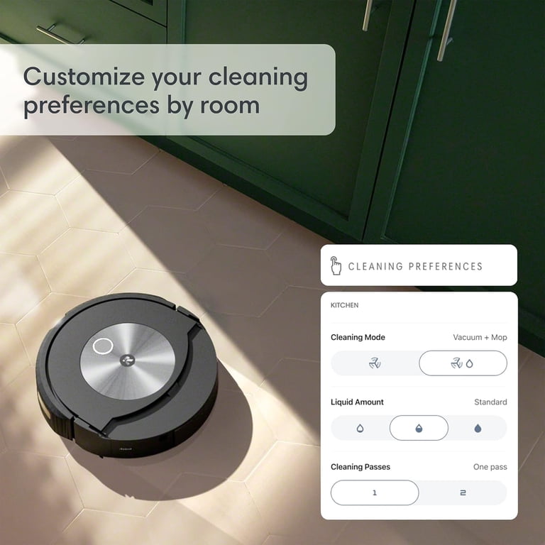 Restored iRobot Roomba Combo j7+ Self-Emptying Robot Vacuum & Mop