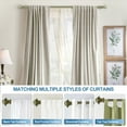 thumbnail image 6 of Urbanest Pila Flat Button 1" 3/4" Double Drapery Curtain Window Rod Set - 84" to 120", Antique Brass, 6 of 6