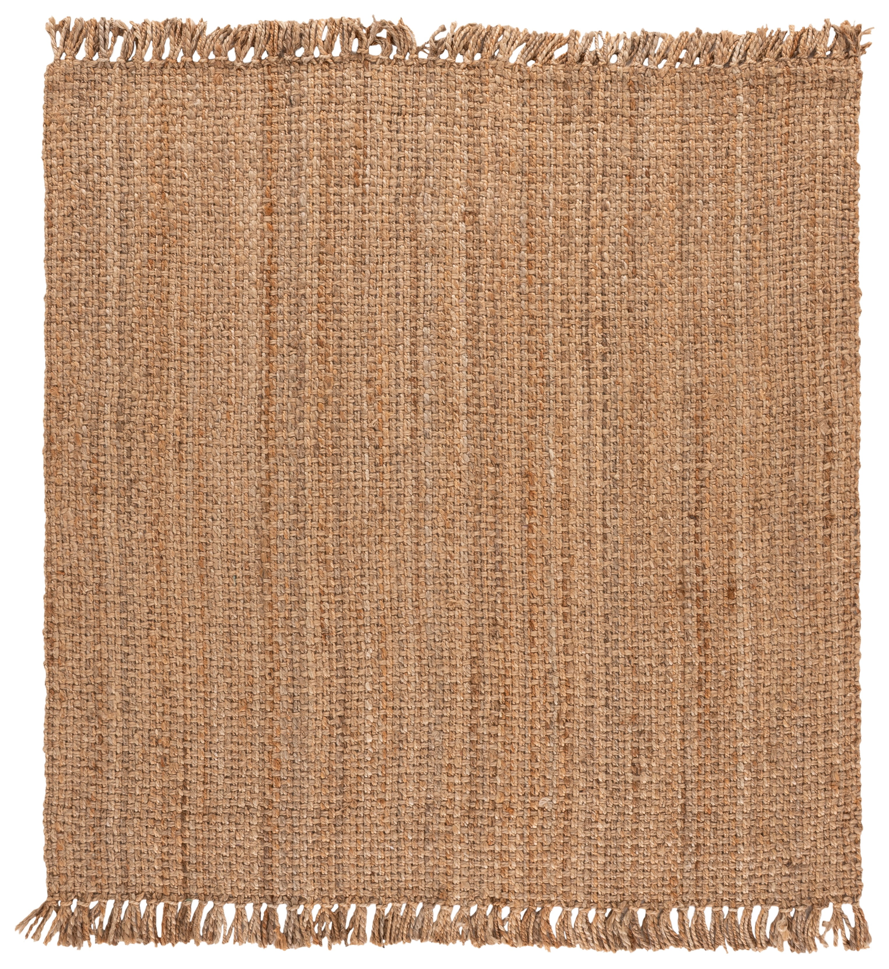 SAFAVIEH Natural Fiber Doncho Bordered Area Rug, Natural, 6' x 6' Square