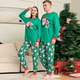 thumbnail image 5 of Matching Family Pajamas Sets Christmas PJ's Santa Print Top and Pants Bottom Sleepwear, 5 of 8