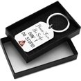 thumbnail image 6 of Have Fun Be Safe Don't do stupid Keychain,Gifts for New Driver or Gifts for Graduation, 6 of 12