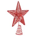 thumbnail image 1 of Decoration for Christmas Tree 1Pc Exquisite Iron Art Ornament Beautiful Tree Star for Christmas (Red), 1 of 6