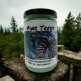 thumbnail image 3 of Pine Trees Vegan Coconut Soy 12 oz/ 355 ml Candle Hand-poured, Eco-friendly, Clean Burning, Woodsy/ Clean Christmas, 3 of 5