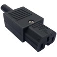 thumbnail image 1 of Conector Desmontable Del Zócalo de La Corriente Eléctrica Hugo Conector de Alimentación IEC320C15, 1 of 6