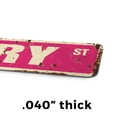 thumbnail image 4 of AVERY Vintage Style Rustic Street Sign – (2 Pack) Childrens Name Room Sign Retro Decorative Wall Sign for Home, Bar, Garage, or Outdoor Use | 4" X 18" Aluminum Metal Road Sign, 4 of 6