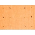 thumbnail image 1 of Ahgly Company Indoor Rectangle Solid Orange Modern Area Rugs, 6' x 9', 1 of 1