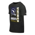 thumbnail image 2 of Men's New Era Black Minnesota Vikings Retro Logo Enzyme Washed Oversized T-Shirt, 2 of 5