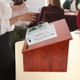 thumbnail image 2 of Portable Tabletop Lectern, Classroom Presentation Lectern, Table Top Lectern Rectangular Environmentally Friendly Paint-free Tabletop Lectern, 2 of 7