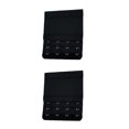 thumbnail image 2 of Thinsony Extension Strap Bra Extenders 3 Rows 4 Hooks Accessories Stretch Tight Replacement Gadgets Intimates Underwear black 2Set, 2 of 6