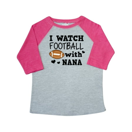 

Inktastic I Watch Football with My Nana Gift Toddler Boy Girl T-Shirt