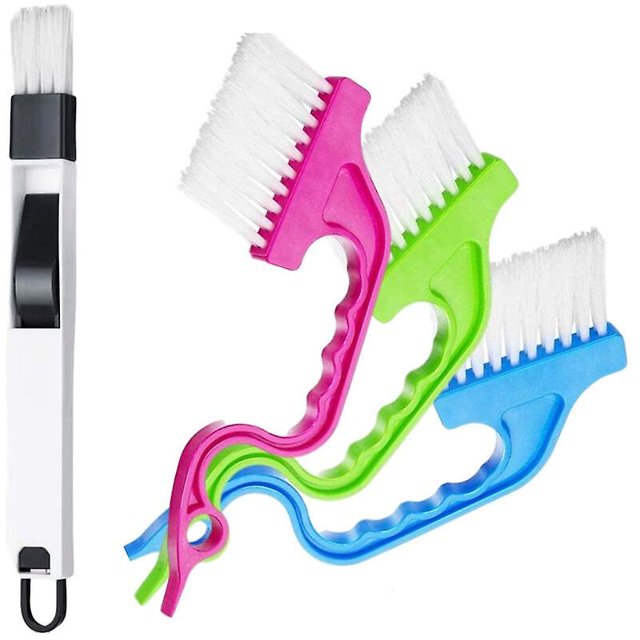 Juego de 4 cepillos para botellas, cepillo para decantador, cepillo para botellas y paño de silicona, cepillos de limpieza para lavavajillas, botella estrecha, cerveza, vino, vidrio, cuello estrecho