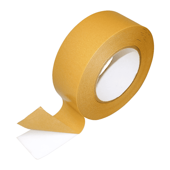 JVCC DCT-44A Double-Sided Tissue Tape: 2 in x 55 yds. (White)