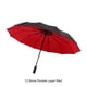 thumbnail image 4 of Injueey Paraguas grande para máxima protección al aire libre en cualquier clima Paraguas plegable automático de 12 varillas Paraguas de lluvia, 4 of 6