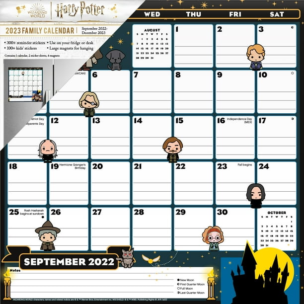 Trends International 2023 Harry Potter Magnetic Family Calendar -  Walmart.com
