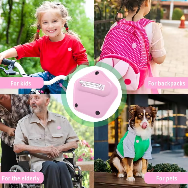 airtag on kids backpack Bingcok Hidden Holder for with Invisible Pin, 4 Pack 4 everyday items that are