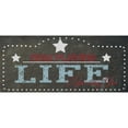 thumbnail image 3 of Greene, Taylor 14x8 Black Modern Framed Museum Art Print Titled - NOW PLAYING LIFE, 3 of 5