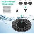 thumbnail image 3 of Solar fountain with solar panel Floating solar pond pump Pump 16cm, 3 of 5