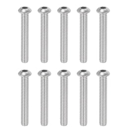 Lot De 20 Vis Tête Bouton M8x30mm – Inox, 6 Pans Creux, Uxcell