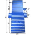 thumbnail image 2 of Beach Chair Towel Chaise Lounge Cover With Pockets Pool Chair Towel, 2 of 5