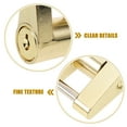 thumbnail image 5 of NICEXMAS Insertable Hitch Coupling Lock Solid Brass Yellow 1Pack Theft Protection, 5 of 8