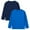 Navy Blue+Blue, variant on Aideaone Toddler Boys Long Sleeve Shirts Kids Basic Cotton T-Shirts 2PC Crewneck Tees for Boys 2-7T