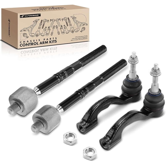 A-Premium 4Pcs Inner & Outer Tie Rod End Kit Compatible with Cadillac ATS 2013-2019, RWD, Replaces# 22789023, 22961957