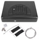 thumbnail image 1 of Caja de seguridad NikouMX con llave de huellas dactilares portátil diseño elevado, 1 of 8