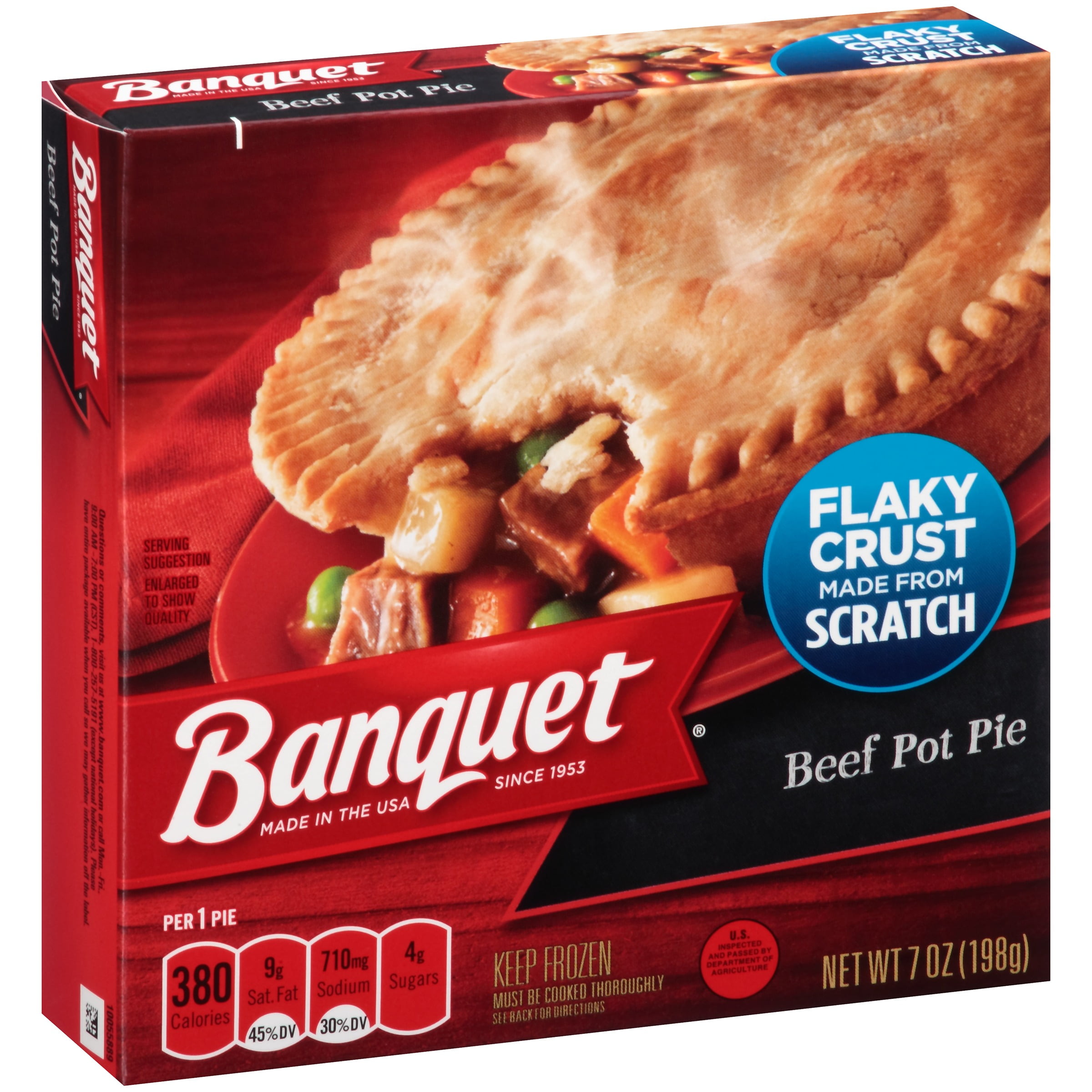 Banquet Beef Pot Pie 7 oz. Box by ConAgra Foods®