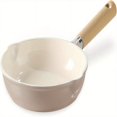 thumbnail image 1 of LOVEVERCAROTE 8" Ceramic Frying Pan Skillet  Non Stick Frying Pan Chef' s Pan  Healthy & PFOAPFAS Free  Induction-Compatible  Taupe, 1 of 7