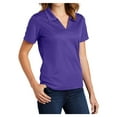 thumbnail image 5 of Yellow Rooster Women's Dri-Mesh V-Neck Female Polo Purple S, 5 of 8