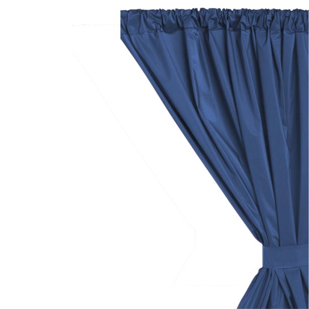 Vinyl Window Curtain in Navy