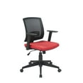 thumbnail image 1 of Fauteuil de bureau en tissu à dossier bas TygerClaw/rouge, 1 of 2