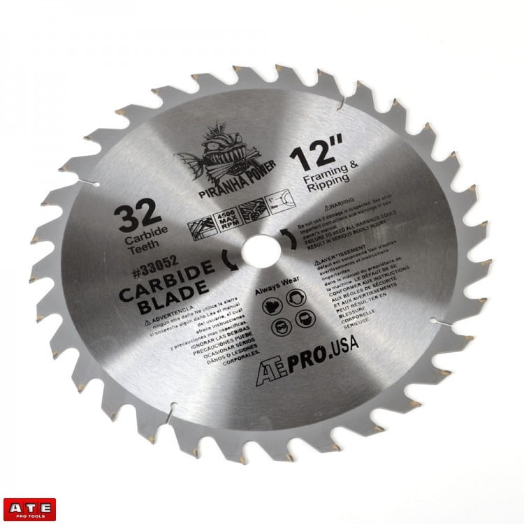12" X 32 Carbide Tipped Ripping Saw Blade