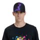 thumbnail image 4 of Balery Purple And Blue Nebula Gorra de béisbol de tamaño ajustable para correr, entrenar y actividades al aire libre. Gorra de papá para todas las estaciones., 4 of 6