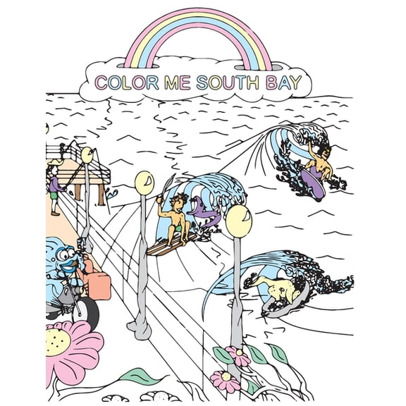 Color Me South Bay: Coloring Book, (Paperback)