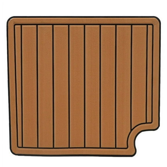 Sea Ray 2127475 Mocha / Black 19 1/2 x 17 1/2 Inch Foam Rubber Boat Non Skid Mat