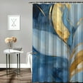 thumbnail image 2 of PRATYUS Abstract Brush Strokes Printed Shower Curtain Decor Washable Shower Curtain for Bathroom with Hooks 100% Polyester Fiber 69x72, 2 of 7