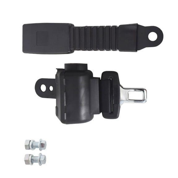 Labwork 42 Universal Retractable Golf Cart Seat Belts with Buckles Replacement for EZGO Club Car Yamaha