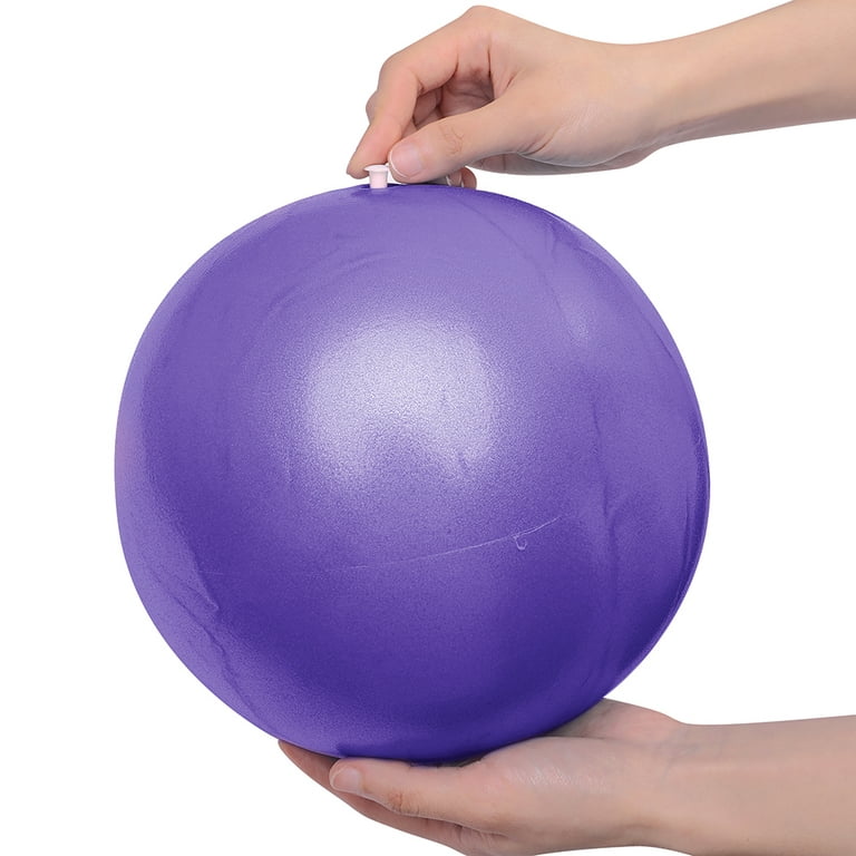 Soft Pilates Ball, 23cm Mini Gym Exercise Ball - Purple – Beenax