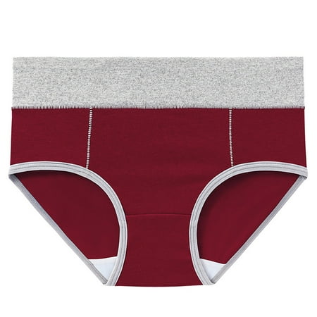 

Deepwonder Women s High Waisted Cotton Underwear Soft Breathable Panties Stretch Briefs Regular & Plus Size