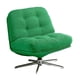 thumbnail image 3 of Silla de oficina Silla de trabajo para computadora Silla giratoria de pana con ruedas de 360 grados Silla para juegos para apartamento Muebles, 3 of 8