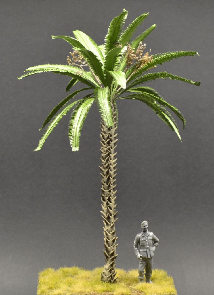 Reality In Scale 135 148 Large Palm Tree 25cm Height Diorama Detail