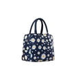 thumbnail image 1 of Soidarity Fiambrera portátil, bolsa de tela impermeable, enfriador térmico de alimentos, bolsa de almacenamiento de Picnic con aislamiento de flores, Kits de desorden para acampar Azul oscuro Soidarity OD027724-01, 1 of 1