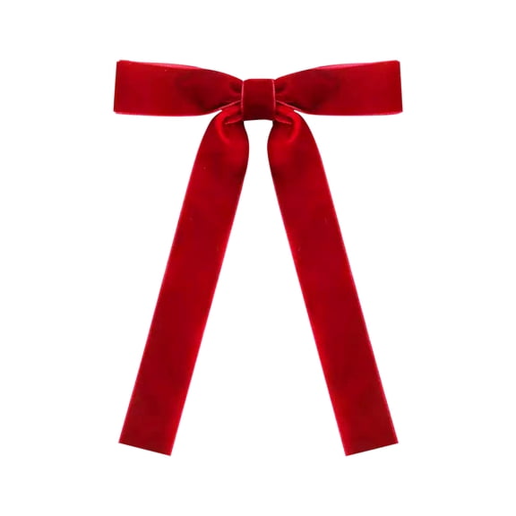 12Pcs Velvet Ribbon Bows Christmas Tree Decorations,5.1 x 7.1 in Vintage Xmas Ornaments for Tree Home Party Front Door Wreath Garland Holiday Decor