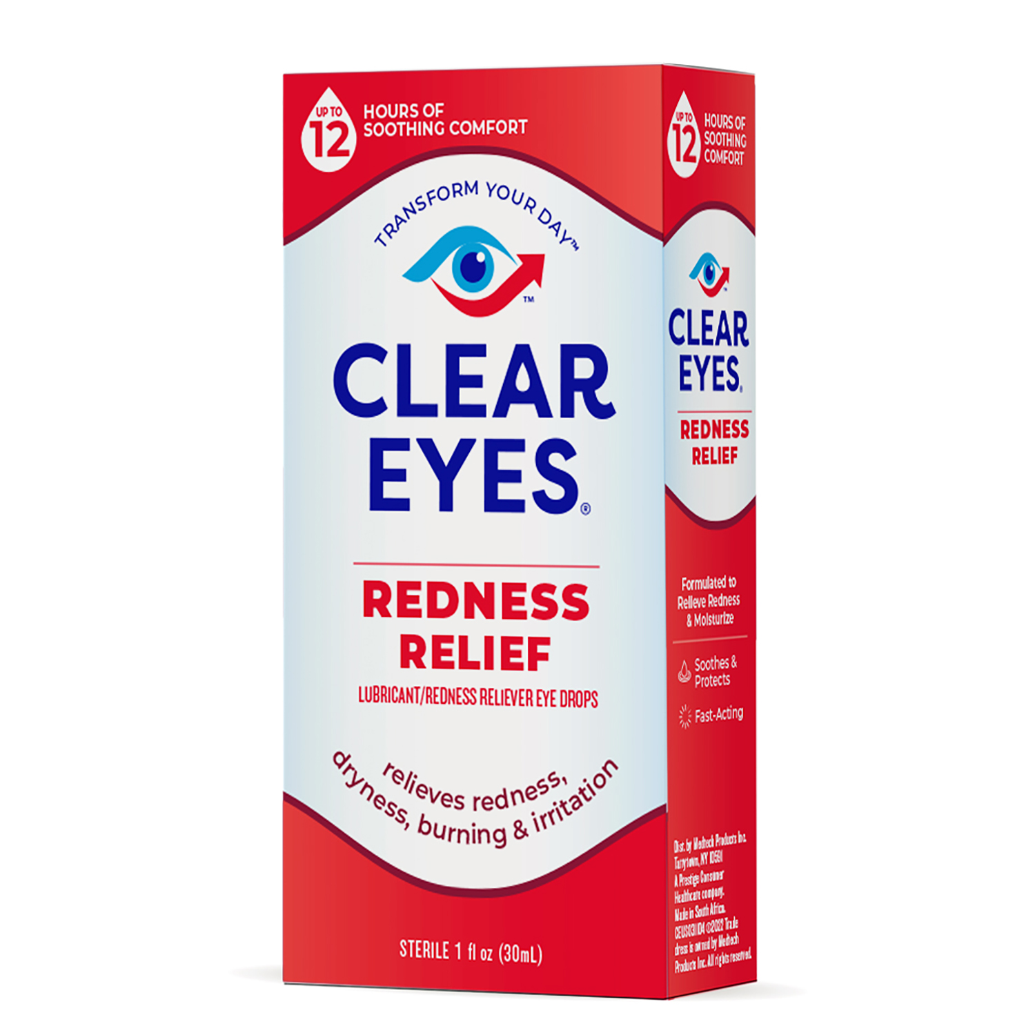 Clear Eyes Redness Eye Relief Lubricant Eye Drops, 1.0 fl oz - image 5 of 13