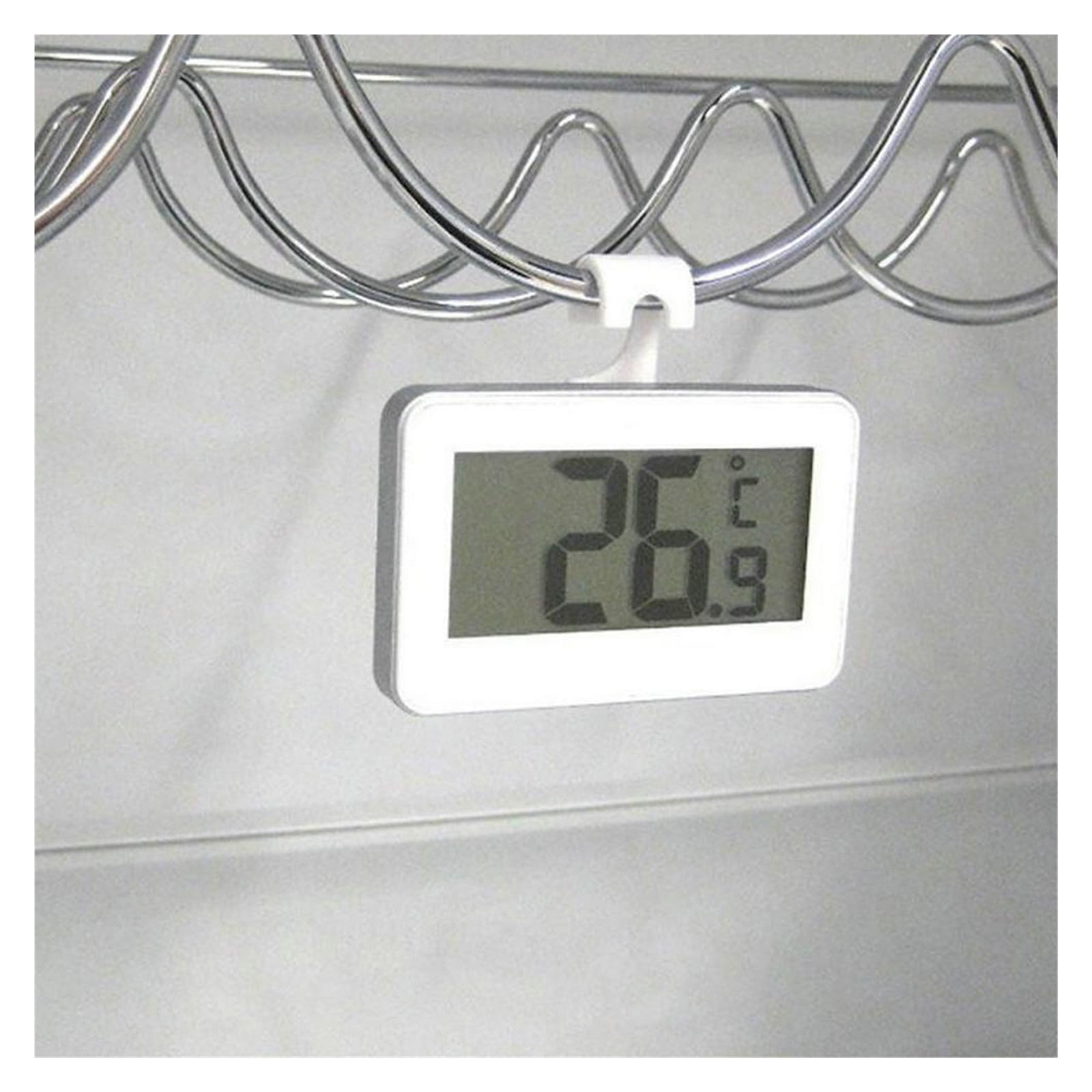 2PCS Household Thermometer and Hygrometer Digital Multi-Purpose Bedroom Cold Storage Refrigerator ,Simple Operation