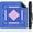 Pink and Blue Mahjong, variant on Pink and Blue Mahjong Mat 31.5" x 31.5", NSEW Compass Design Non-Slip Noise Reduction Gaming Mat for Poker, Dominoes, Card Games