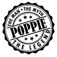thumbnail image 2 of CafePress - Poppie The Man The Myth The Legend Mugs - 11 oz Ceramic Mug - Novelty Coffee Tea Cup, 2 of 4
