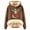 Brown, variant on Womens Oversized Sweatshirts Highland Cattle Print Long Sleeve Hoodies 2025 Casual Fall Fashion Pullover Sweaters Winter Clothes
