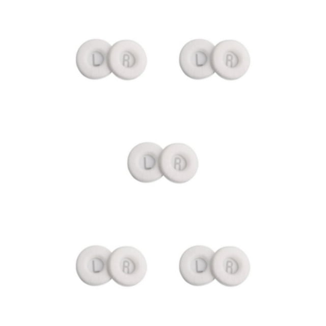 Redempat Headphones Replacement Ear Pads Easy To Durable And Soft Replacement Parts Unisex Breathable white 5Set